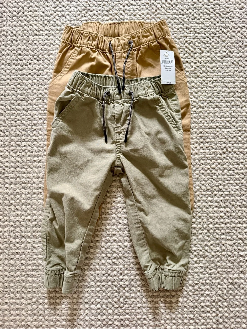 Gap Everyday Toddler Pull-On Slim Joggers | 2-Pack | Size 12–18 Months